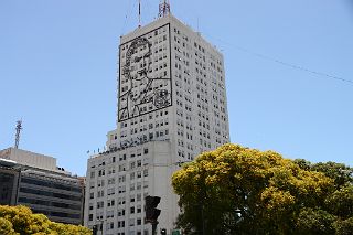 18 Portrait Of Eva Peron On Ministry of Social Development Building Avenida 9 de Julio Avenue Buenos Aires